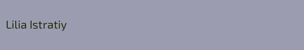 Lilia Istratiy